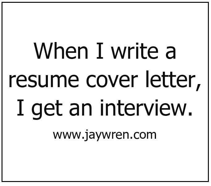 Resume Cover Letters