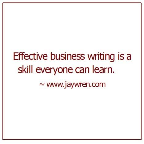 Business Writing