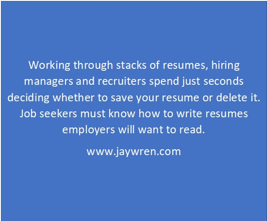 Resumes Employers will Want to Read