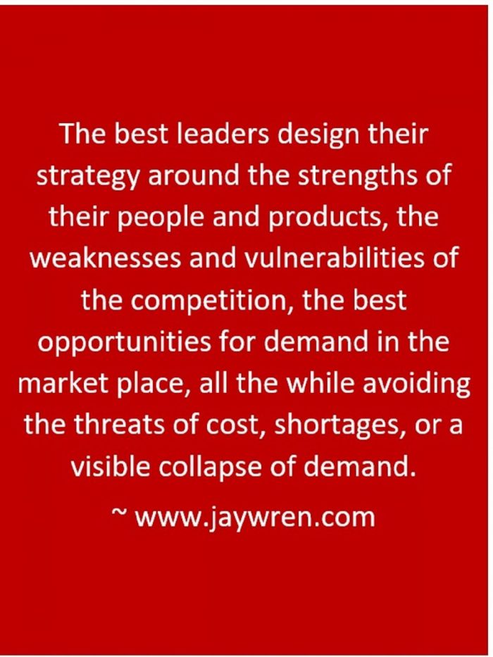 The best leaders design their strategy around the strengths of their people